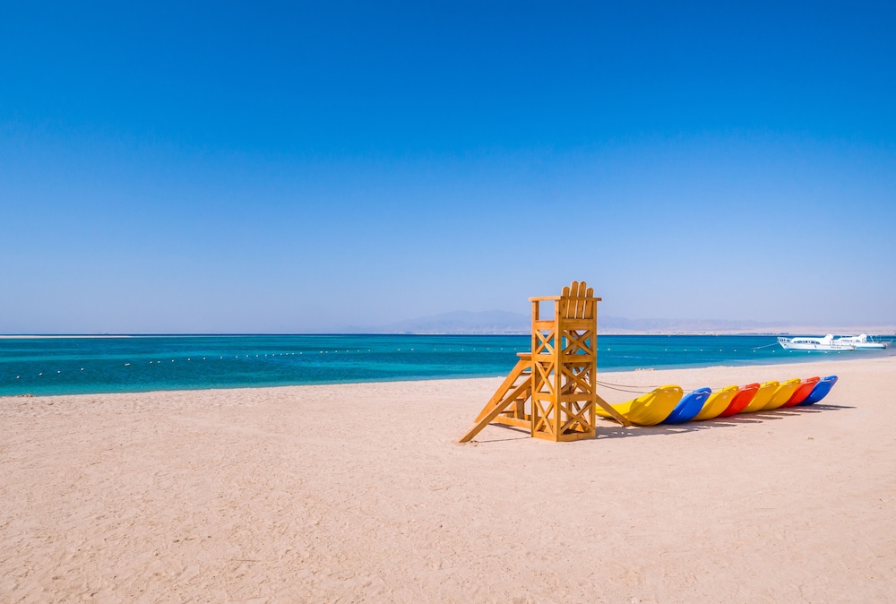 The Cascades Golf Resort Spa and Thalasso — Beach in Soma Bay, Red Sea