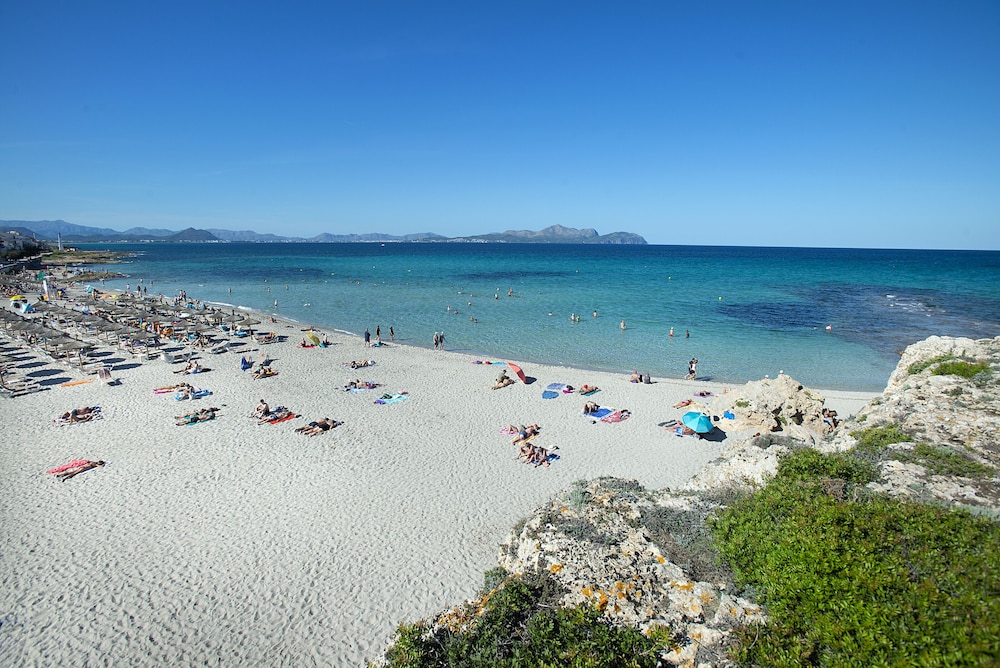 Hotel Exagon Park — Beach in Can Picafort, Balearic Islands