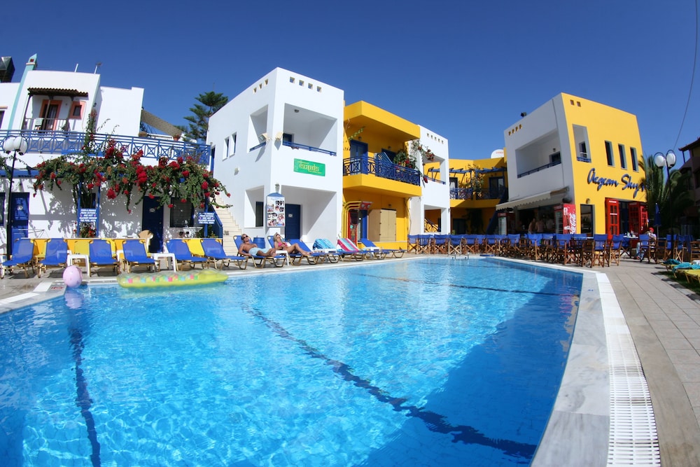 Aegean Sky Hotel & Suites — Pool in Malia