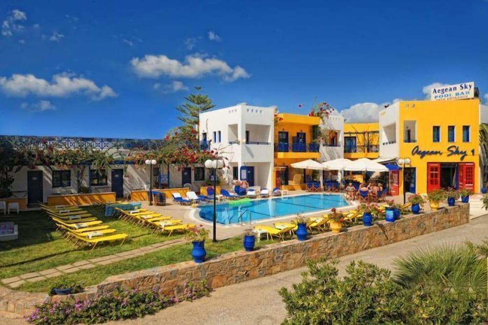 Aegean Sky Hotel & Suites — Pool in Malia