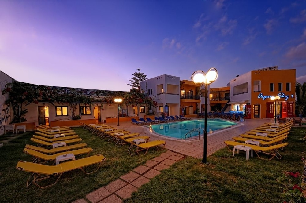 Aegean Sky Hotel & Suites — Pool in Malia