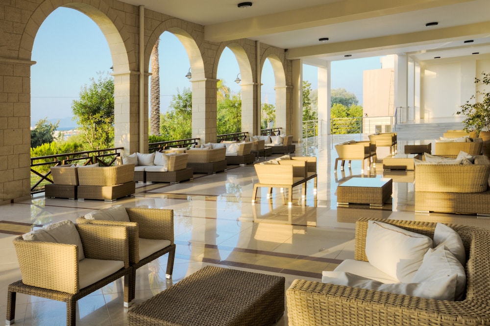 Kipriotis Panorama Hotel & Suites by Anayia All Inclusive Resorts — Hotel building in Psalidi, South Aegean