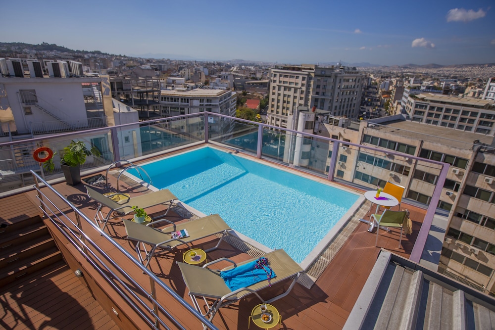 Novus City Hotel — Swimming pool in Athens, Attica