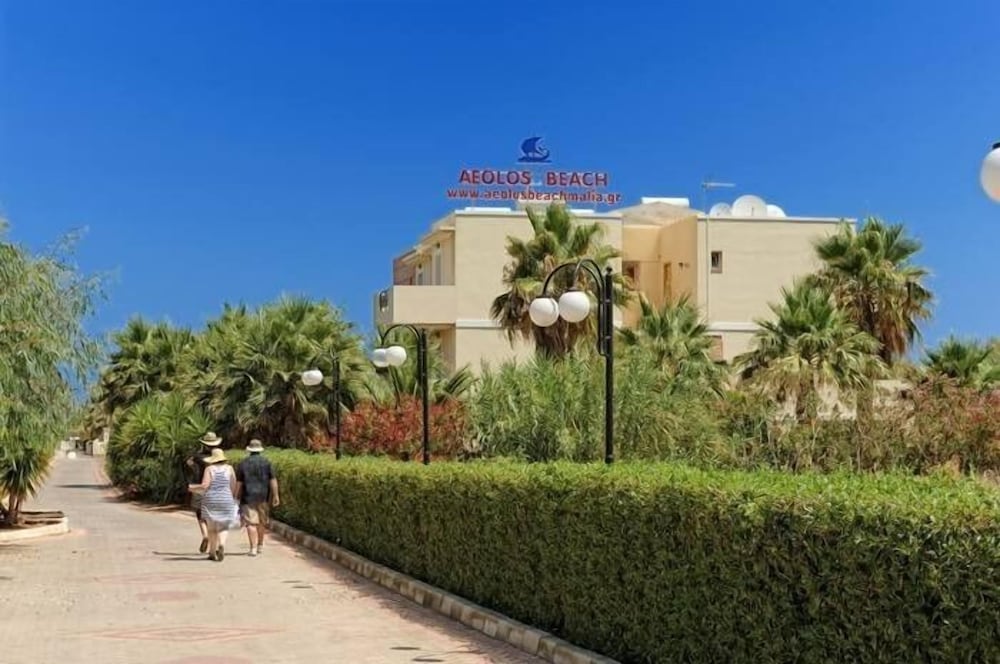 Aeolos Beach Resort — Hotel building in Malia