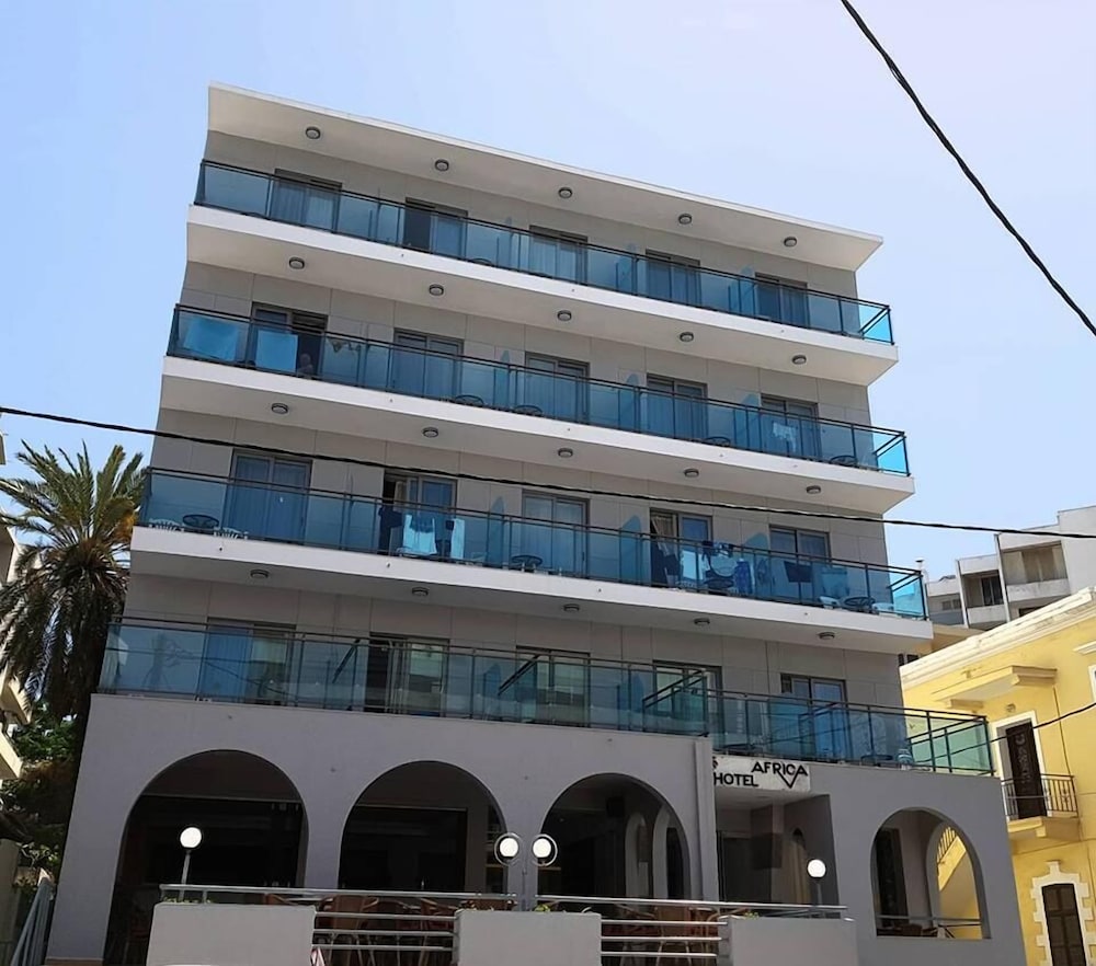 Africa Hotel — Hotel building in Rhodes Town, South Aegean