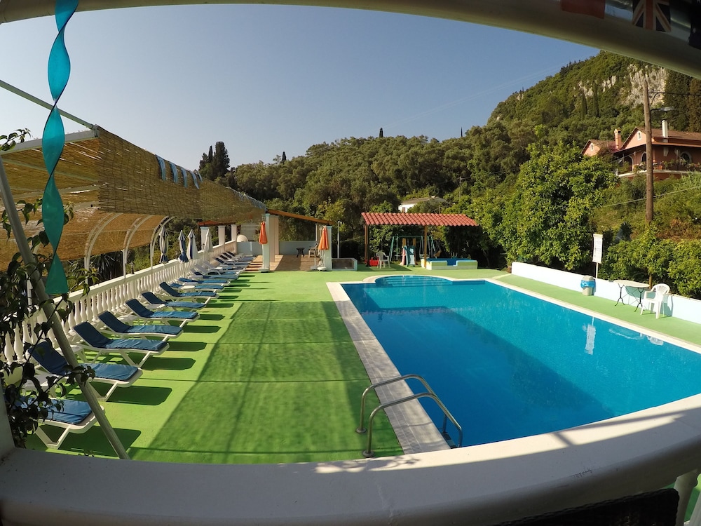 Andromaches Holiday Apartments — Swimming pool in Benitses, Ionian Islands