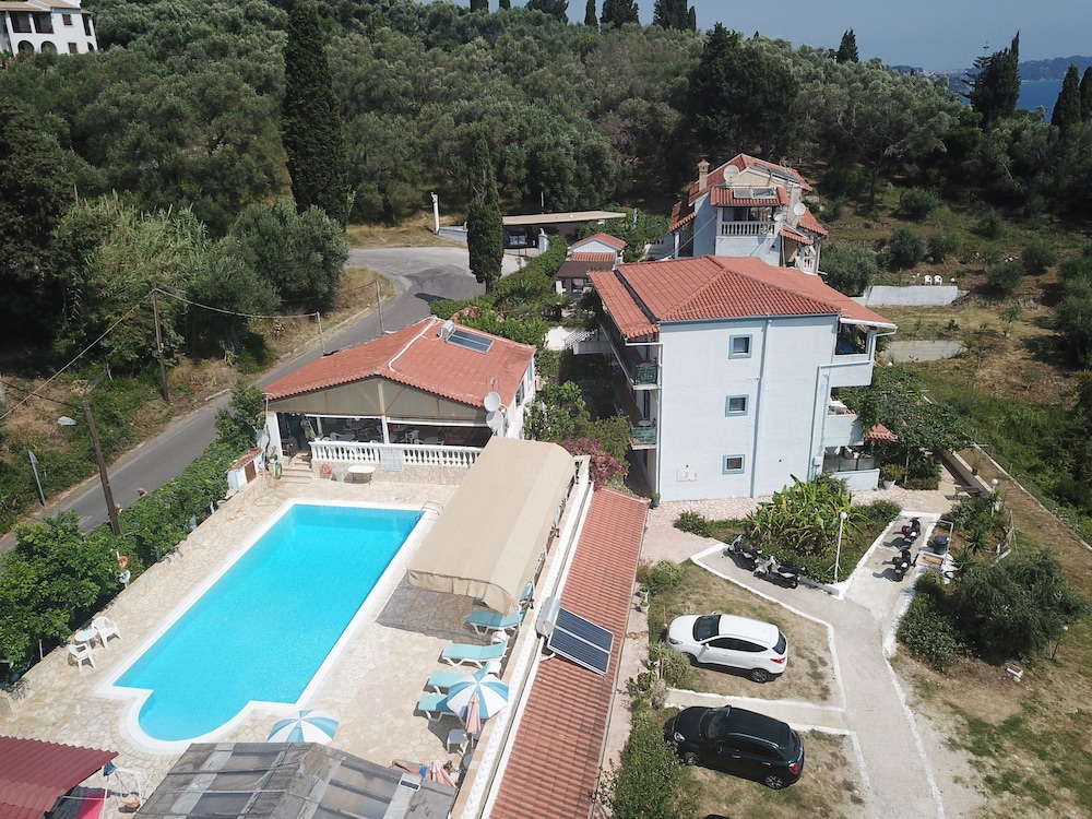 Andromaches Holiday Apartments — Swimming pool in Benitses, Ionian Islands