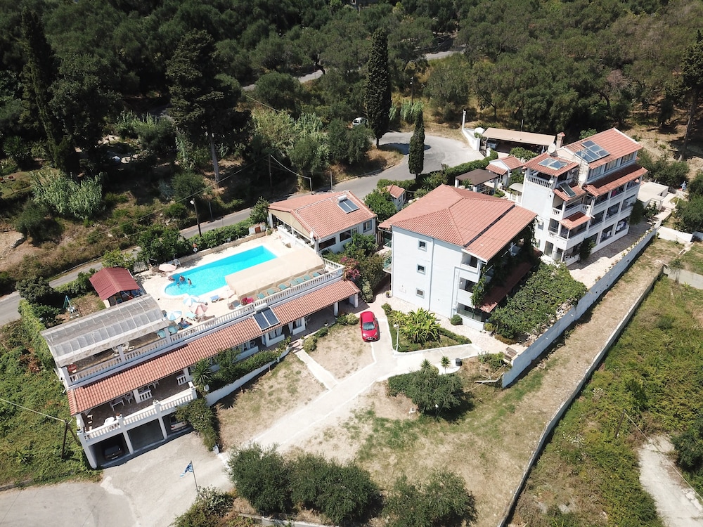 Andromaches Holiday Apartments — Swimming pool in Benitses, Ionian Islands