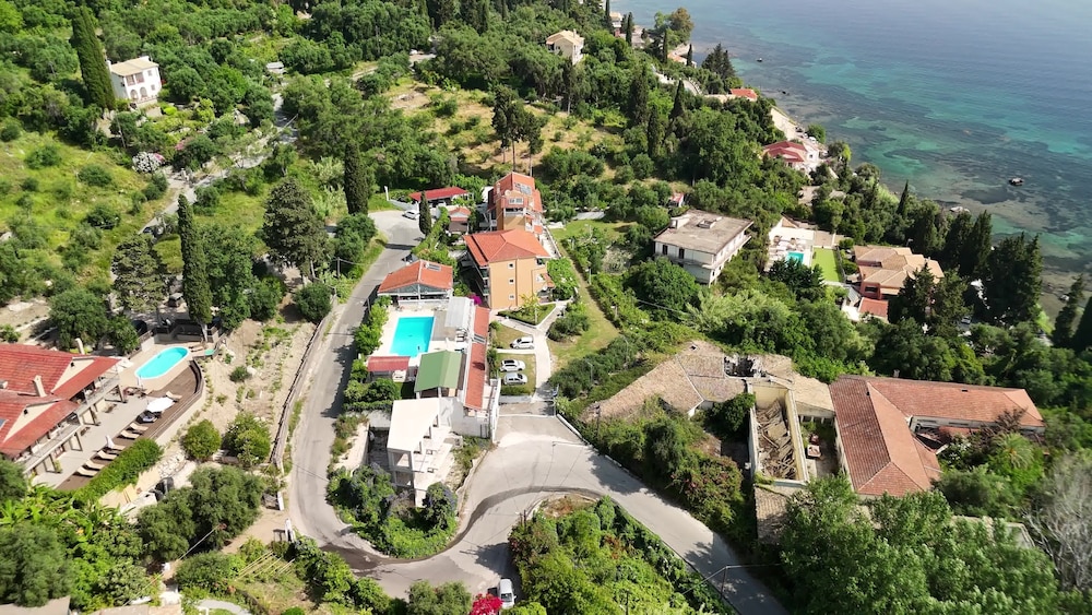 Andromaches Holiday Apartments — Swimming pool in Benitses, Ionian Islands