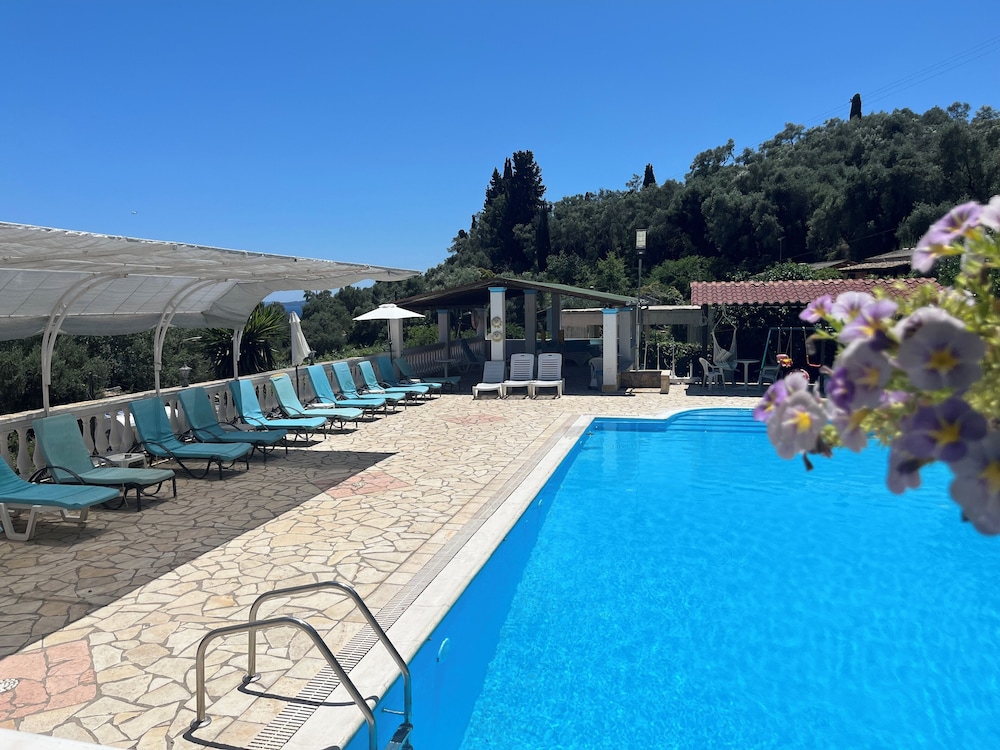 Andromaches Holiday Apartments — Swimming pool in Benitses, Ionian Islands