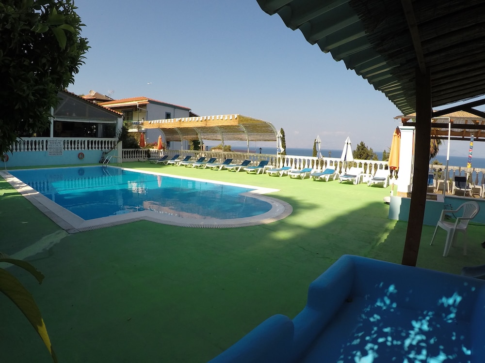 Andromaches Holiday Apartments — Swimming pool in Benitses, Ionian Islands