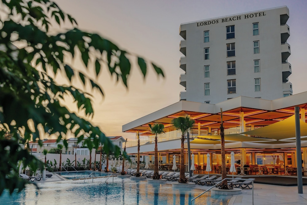 Lordos Beach Hotel & Spa — Hotel building in Oroklini, Larnaca Region