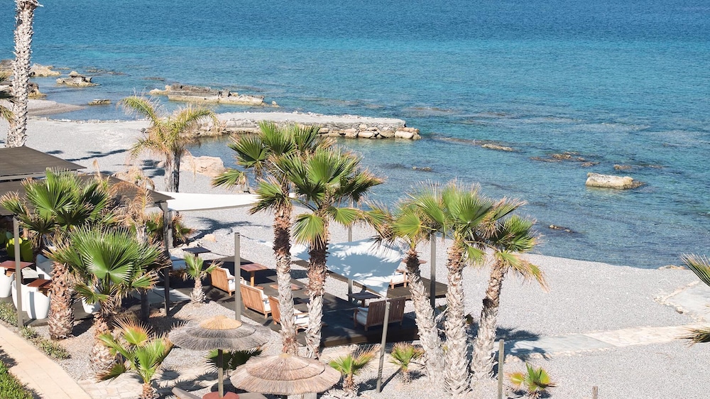 Aquagrand Artistic Luxury Beach Resort - Adults Only — Beach in Lindos, South Aegean