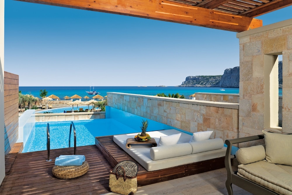Aquagrand Artistic Luxury Beach Resort - Adults Only — Swimming pool in Lindos, South Aegean