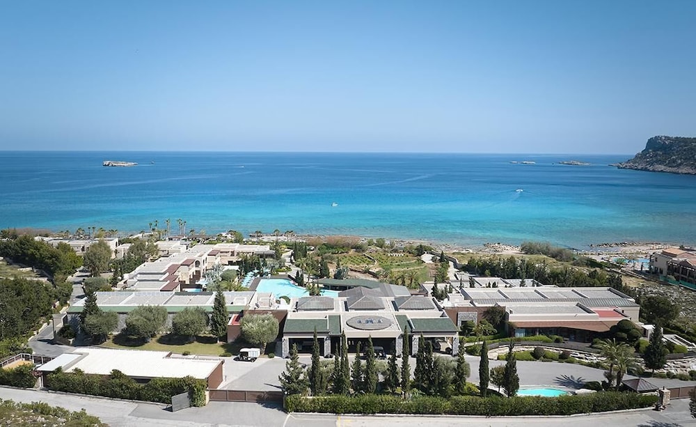 Aquagrand Artistic Luxury Beach Resort - Adults Only — Hotel building in Lindos, South Aegean