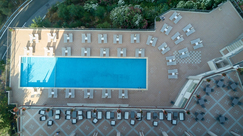 Hotel Antares — View in Letojanni, Sicily