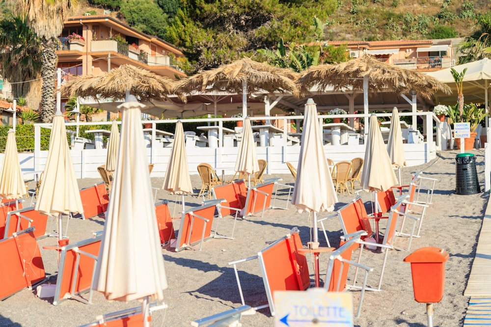 Hotel Antares — Beach in Letojanni, Sicily