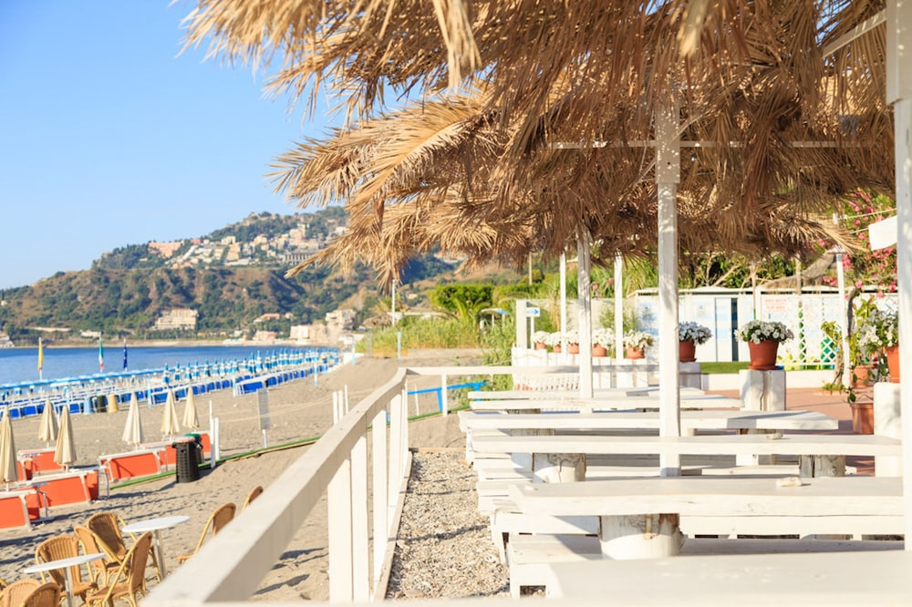 Hotel Antares — Beach in Letojanni, Sicily