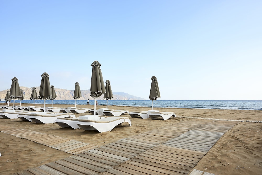 Mythos Palace Resort & Spa - All Inclusive — Beach in Georgioupolis