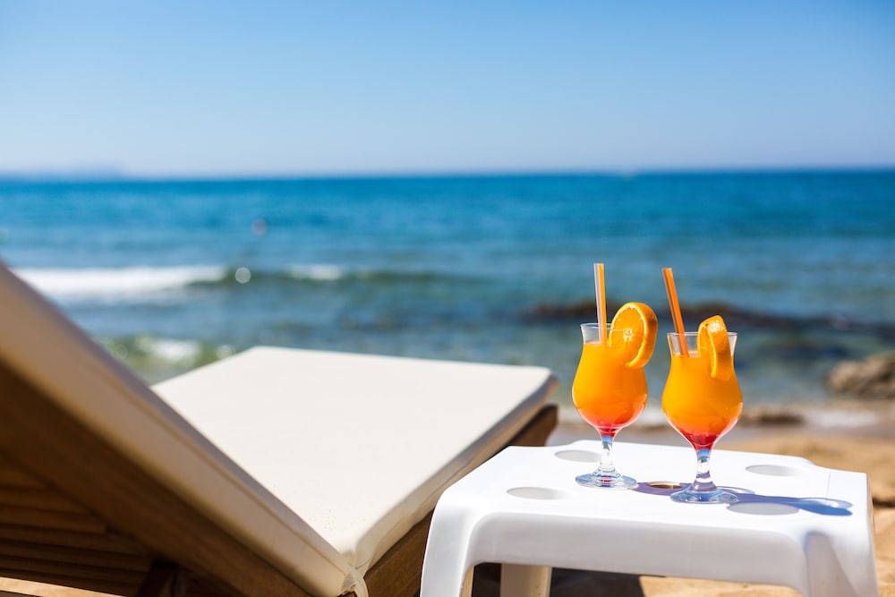 Theo Star Beach Hotel — Beach in Malia