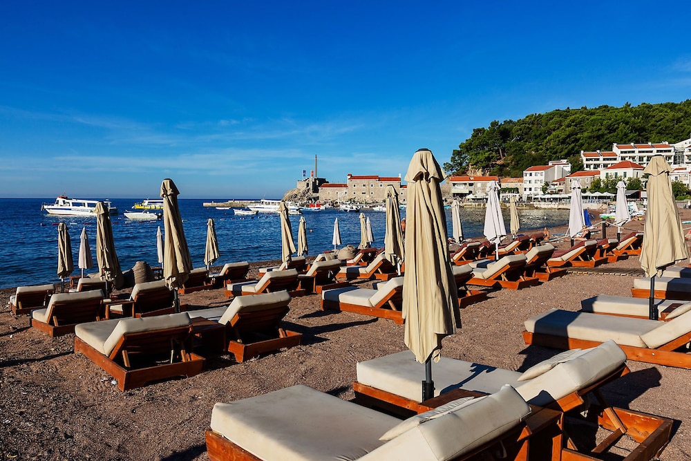 Hotel Riva by Aycon — Beach in Petrovac, Budva Municipality
