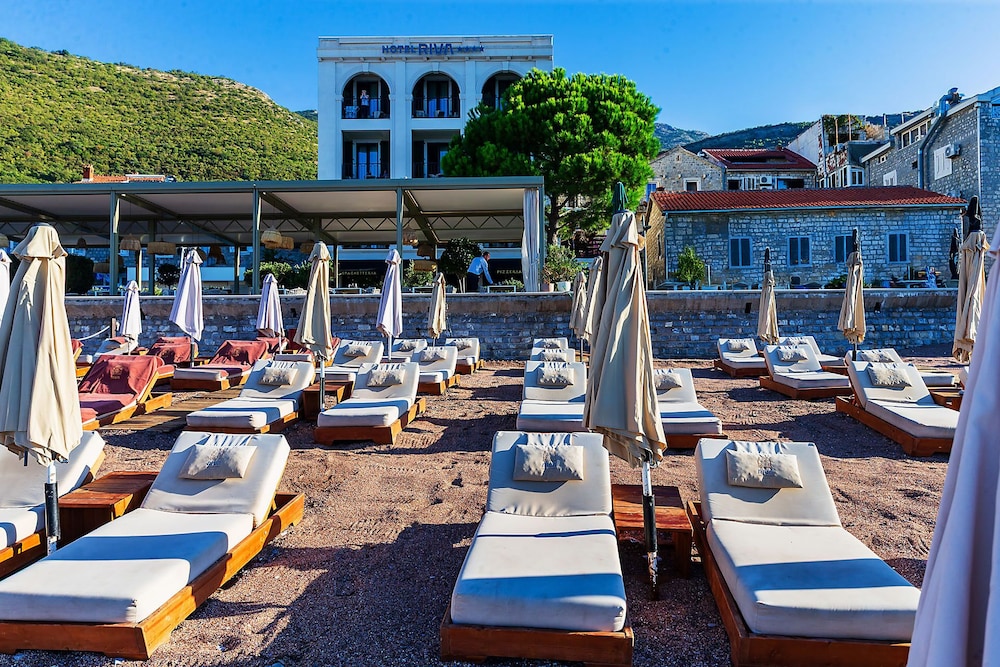 Hotel Riva by Aycon — Beach in Petrovac, Budva Municipality