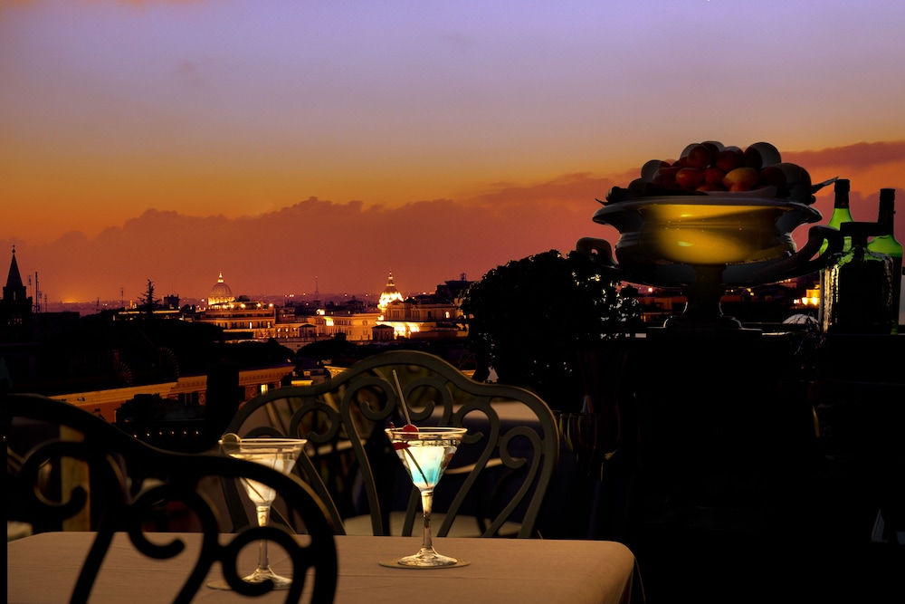 Marcella Royal Hotel - Rooftop Garden — Restaurant & bars in Rome, Lazio