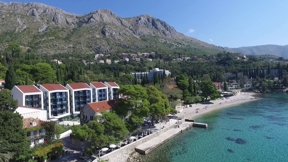 Maistra Select Mlini Hotel — Beach in Mlini, Dubrovnik-Neretva