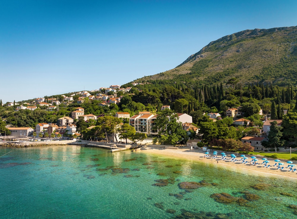 Maistra Select Mlini Hotel — Beach in Mlini, Dubrovnik-Neretva