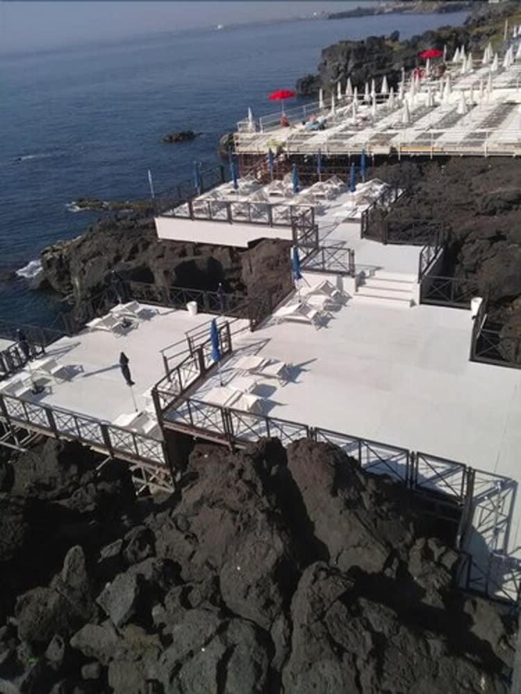 Hotel Nettuno — Beach in Catania, Sicily