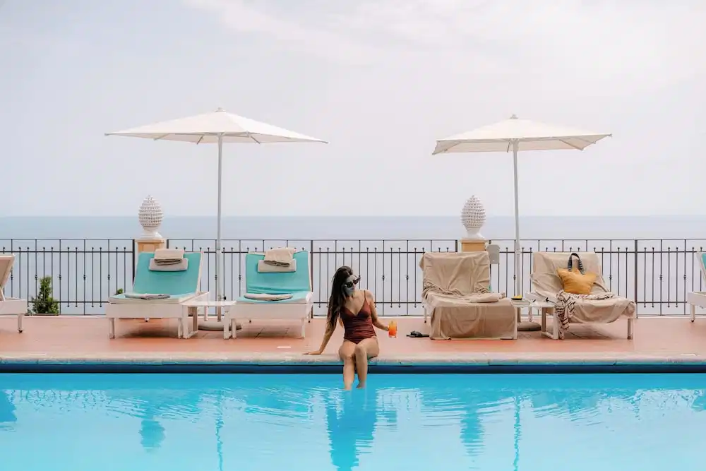 Grand Hotel San Pietro Taormina - Preferred Hotels & Resorts — Swimming pool in Taormina, Sicily