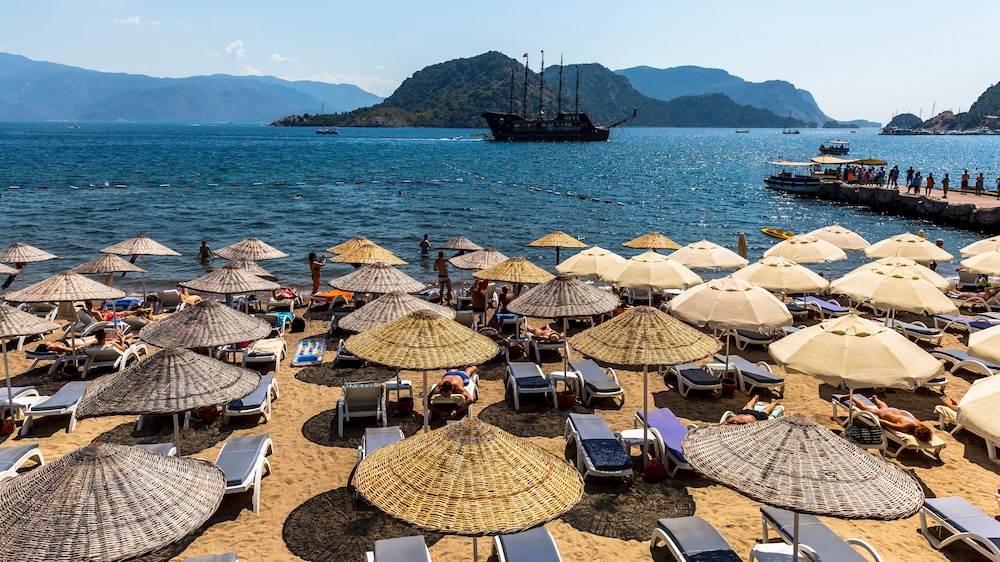 Hotel Aqua - All Inclusive — Beach in İçmeler, Mugla