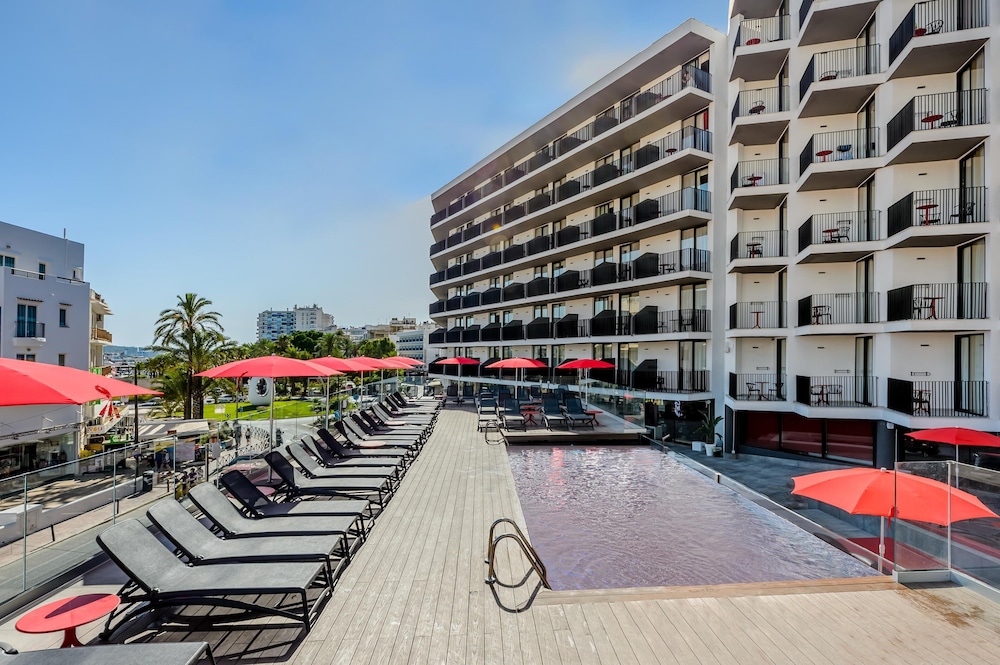 Hotel Vibra District - Adults Only — Swimming pool in San Antonio, Balearic Islands