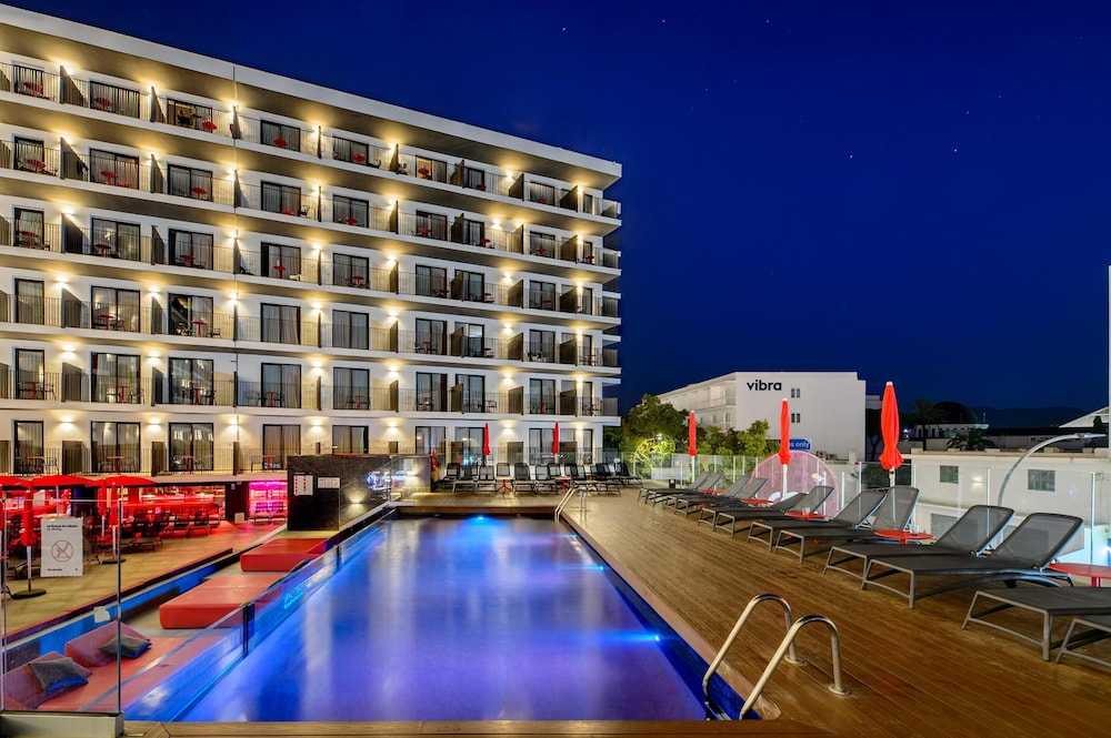 Hotel Vibra District - Adults Only — Swimming pool in San Antonio, Balearic Islands