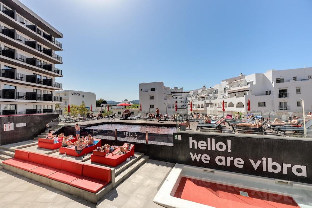 Hotel Vibra District - Adults Only — Swimming pool in San Antonio, Balearic Islands