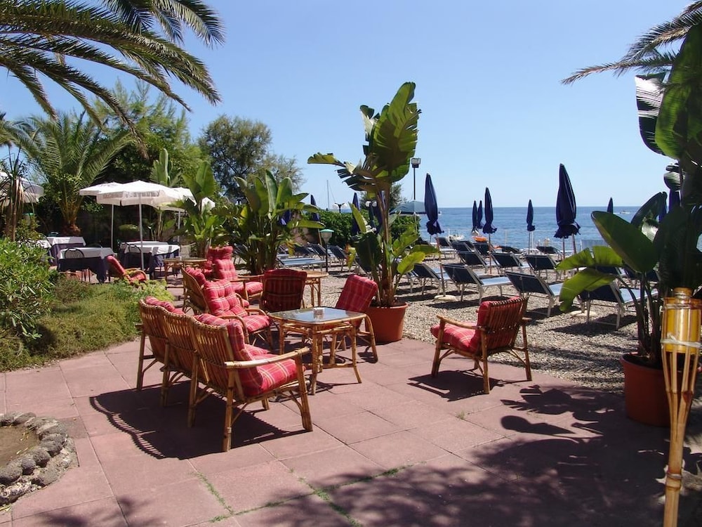 Hotel Kalos — Beach in Giardini Naxos, Sicily