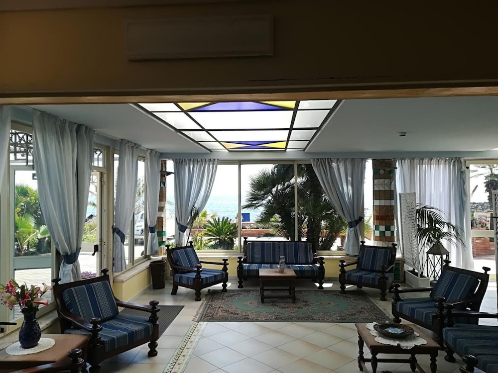 Hotel Kalos — Beach in Giardini Naxos, Sicily