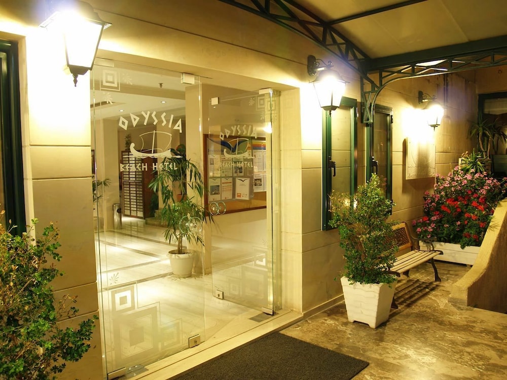 Odyssia Beach Hotel — Hotel building in Rethymnon