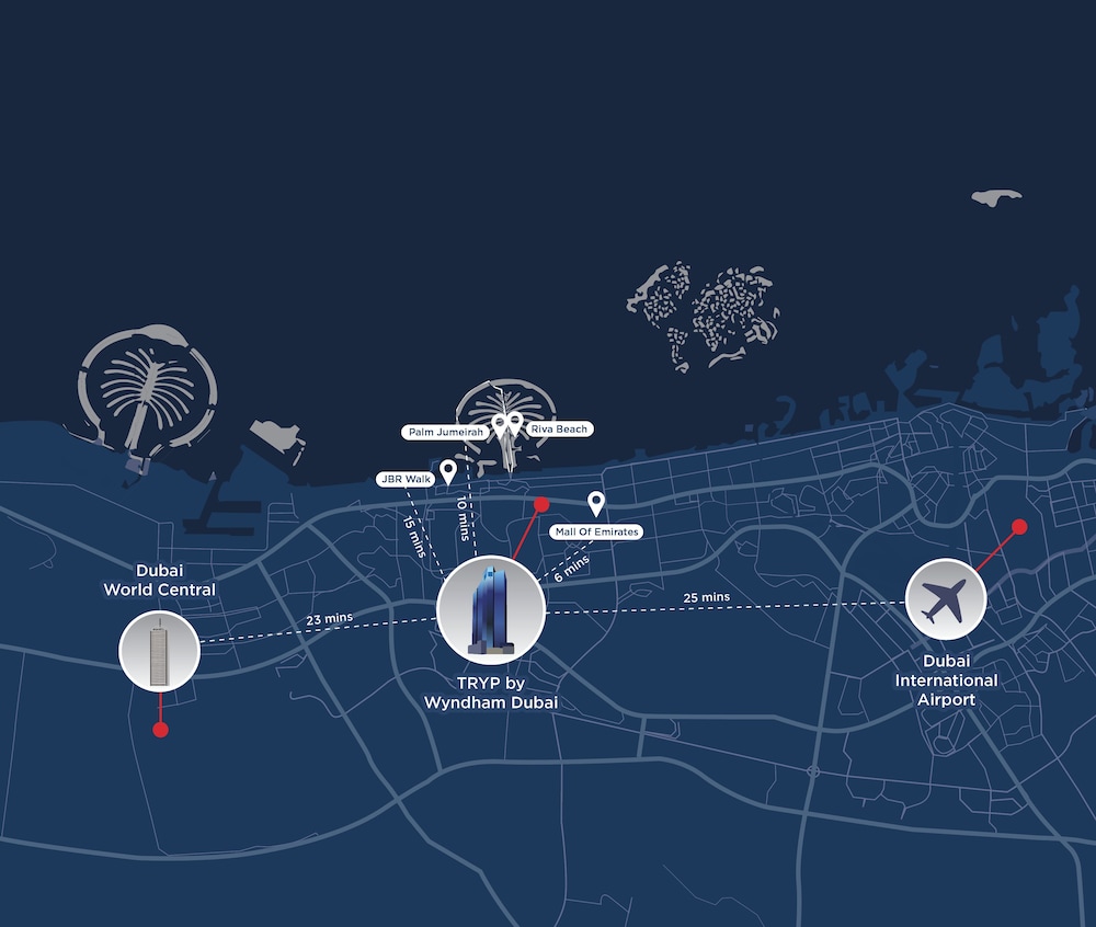 TRYP by Wyndham Dubai — Attractions in the area in Dubai