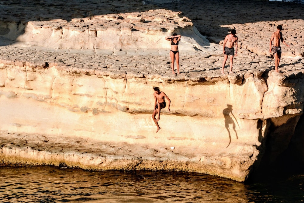 Diplomat Hotel — Beach in Sliema, Malta Island
