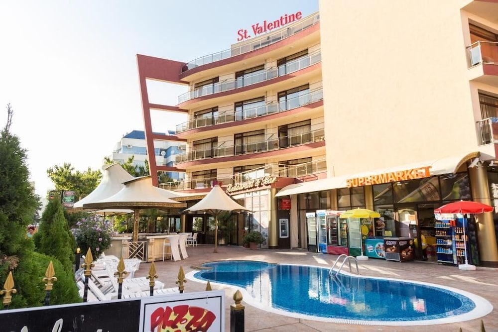 Hotel Saint Valentine — Hotel building in Sunny Beach, Burgas Region