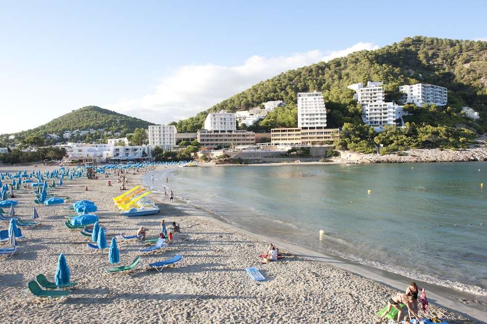 Hotel Apartamentos El Pinar — Beach in Santa Eulalia, Balearic Islands