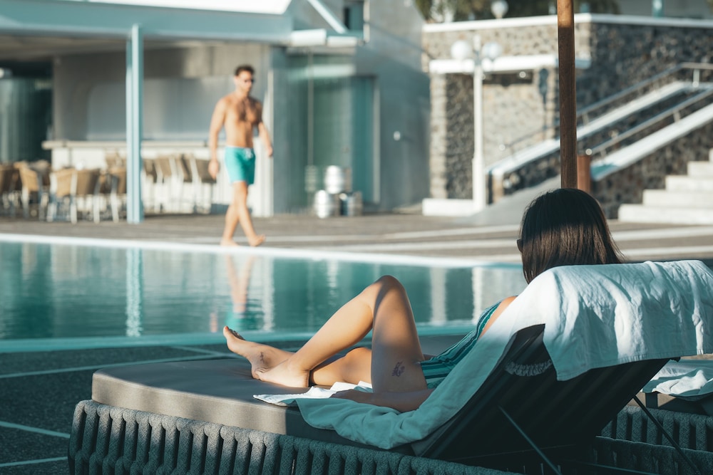 El Greco Resort — Swimming pool in Karterados, South Aegean