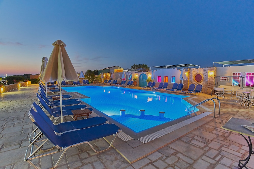 Golden Bay Apartments-Garden Haven — Swimming pool in Malia