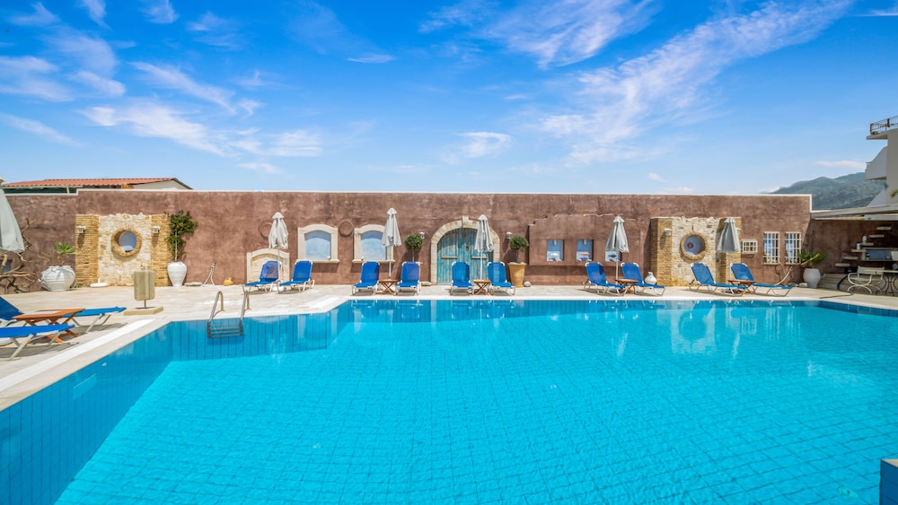 Golden Bay Apartments-Garden Haven — Swimming pool in Malia