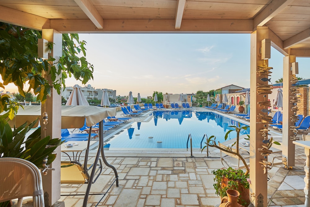 Golden Bay Apartments-Garden Haven — Swimming pool in Malia