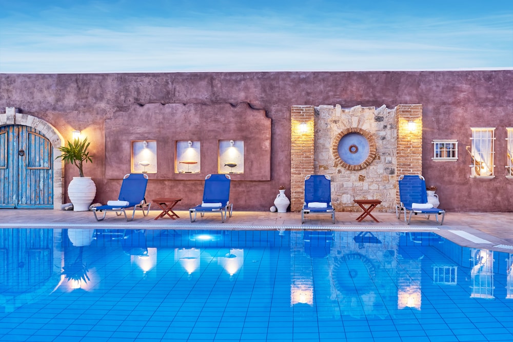 Golden Bay Apartments-Garden Haven — Swimming pool in Malia