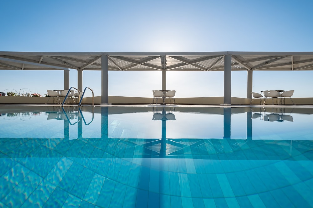 The Majestic Hotel — Swimming pool in Karterados, South Aegean