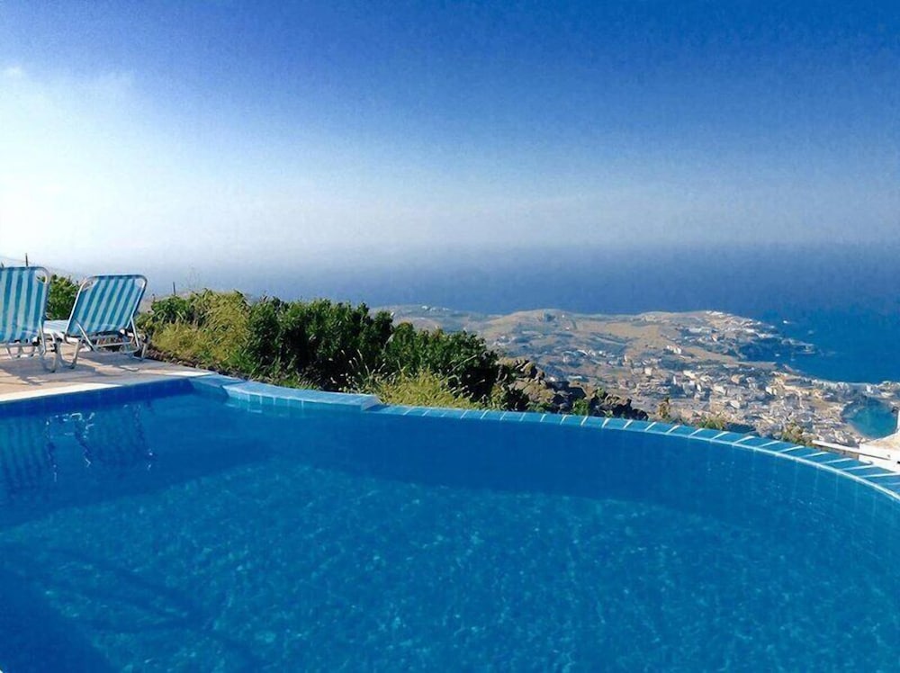 Nymphes Luxury Apartments — Swimming pool in Lygaria
