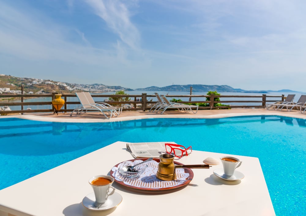 Paradision Hotel — Swimming pool in Tourlos, South Aegean